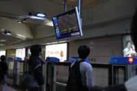 電子看板吸引人注視